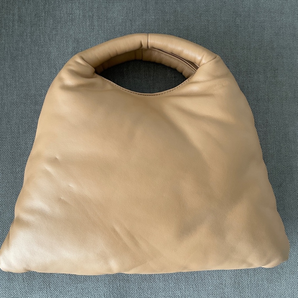 COS nude leather bag